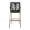 Armen Living Nabila Outdoor Light Eucalyptus Wood and Charcoal Rope Counter and Bar Height Stool 840254333444 - alternate 10